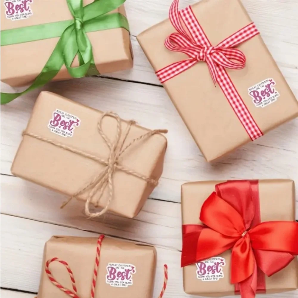 50pcs🌟 Repeat Customers are the Best Mailing Stickers